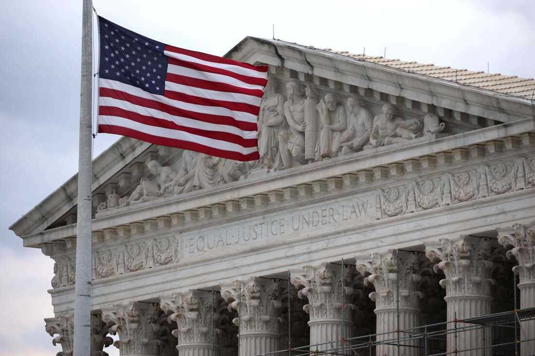 The U.S. Supreme Court is shown March 17, 2025 in Washington, D.C.