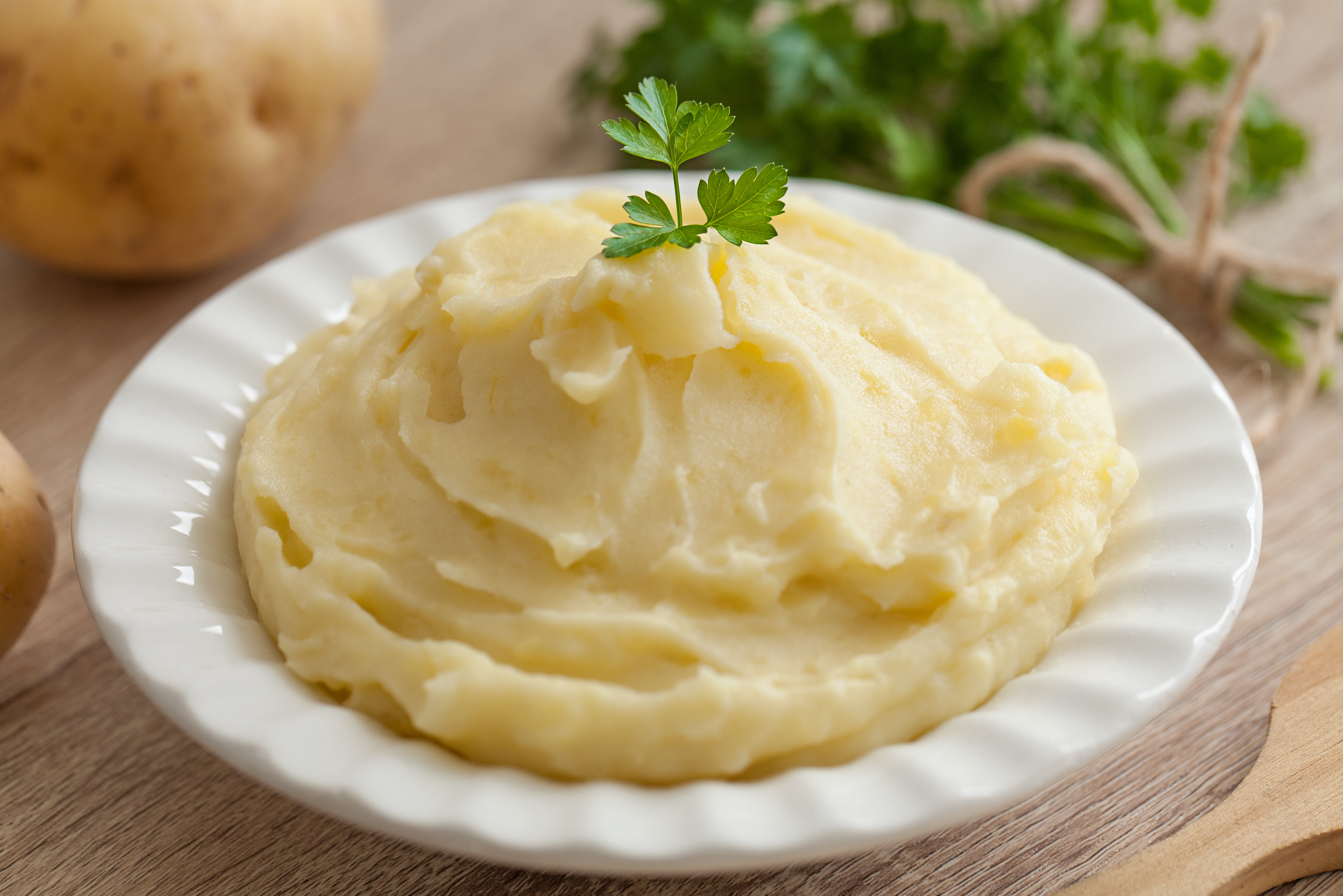 Defy expectations with this massive bowl of plain mashed potatoes to represent <em>Wicked</em>.