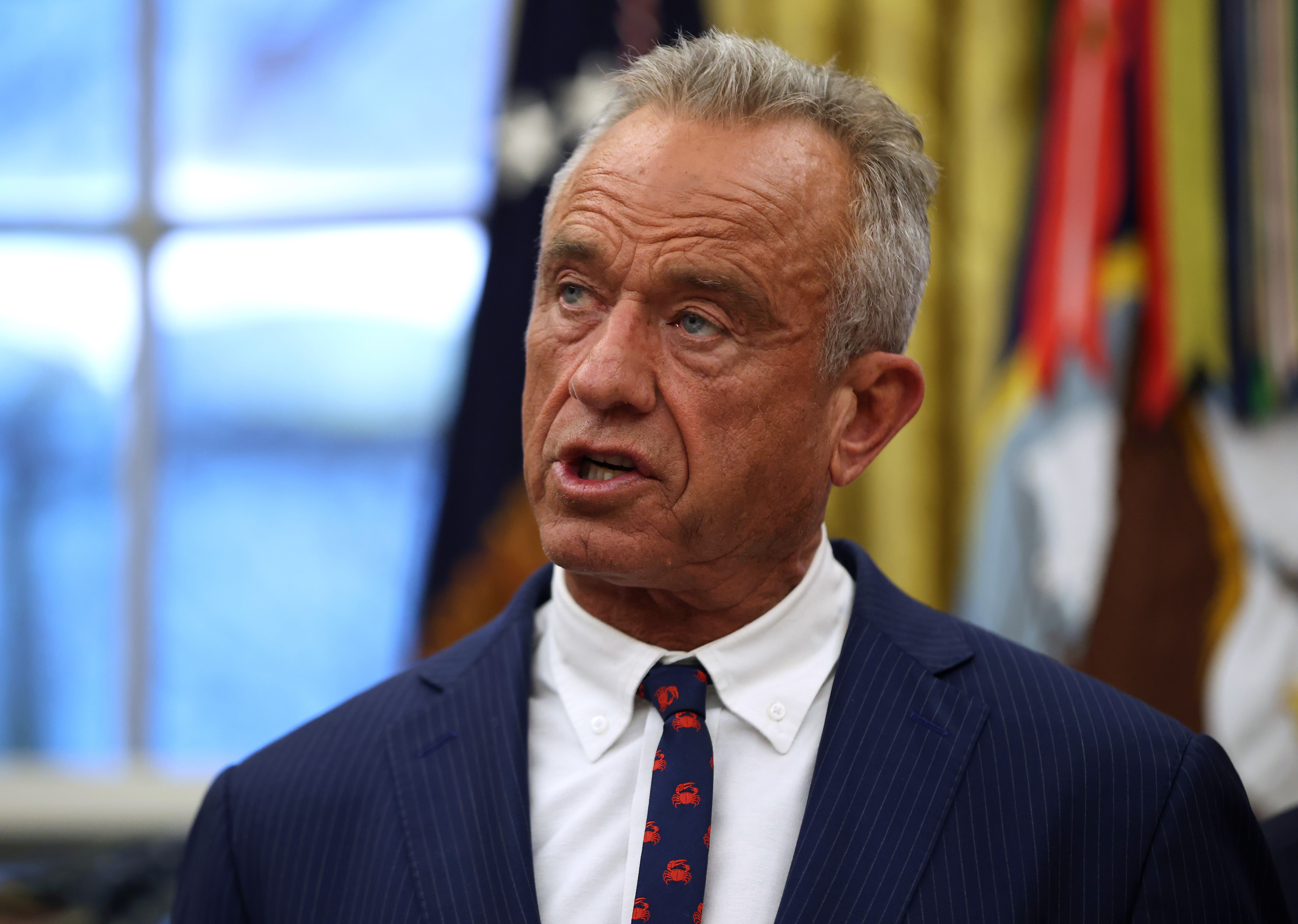 A federal judge in Boston blocked changes to U.S. vaccine policies championed by Secretary of Health and Human Services Robert F. Kennedy Jr.