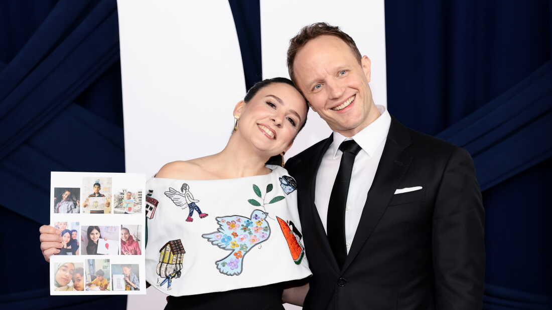 Honoree Rachel Accurso and Aron Accurso attend Glamour Women of the Year at The Plaza on Nov. 4, 2025, in New York City.