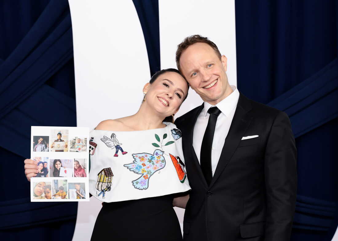 Honoree Rachel Accurso and Aron Accurso attend Glamour Women of the Year at The Plaza on Nov. 4, 2025, in New York City.