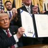 President Donald Trump in July signed the GENIUS Act, the country's first major standalone cryptocurrency legislation. Trump has embraced the crypto industry, where his family now has several business ventures.