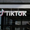 The TikTok logo is seen outside the Chinese video app company's Los Angeles offices on April 4, 2025 in Culver City, California. US President Donald Trump announced April 4, 2025 that the deadline for China's ByteDance company, which owns the popular social media app, to sell their US Tik tok operations, has been extended for a second time. (Photo by Robyn Beck / AFP) (Photo by ROBYN BECK/AFP via Getty Images)