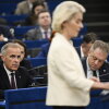 Canadian Prime Minister Mark Carney listens to European Commission President Ursula von der Leyen during her annual State of the Union address at the European Parliament in Strasbourg, France, on Sept. 16, 2026. Von der Leyen proposed opening the door for Canada to become the EU's first "associate member."