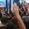 White House Press Secretary Karoline Leavitt speaks during a press briefing in the Brady Briefing Room of the White House in Washington, DC, on July 16, 2026.
