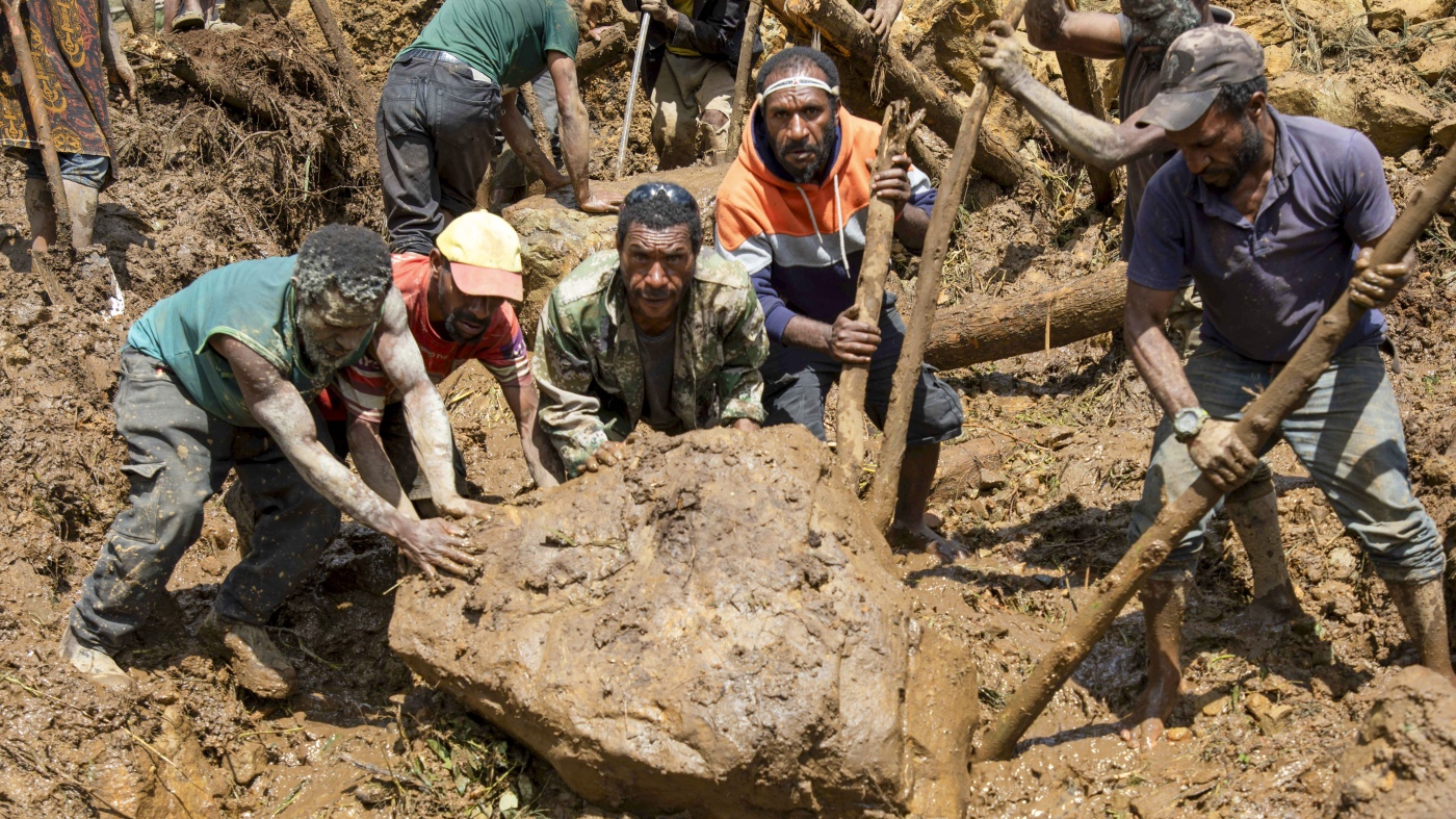 Fears rise of another landslide and spread of disease in Papua New Guinea : NPR Fears rise of another landslide and spread of disease in Papua New Guinea : NPR