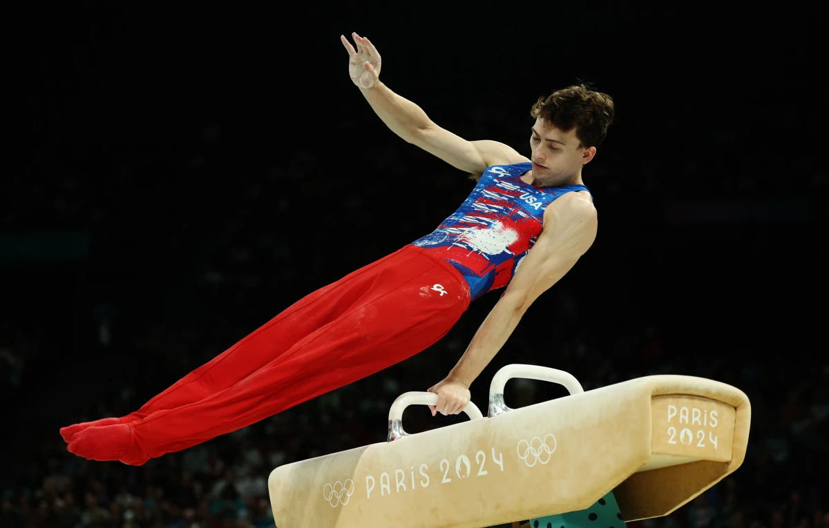 Nedoroscik competes in the weekend qualifiers. The pommel horse final is scheduled for Saturday.