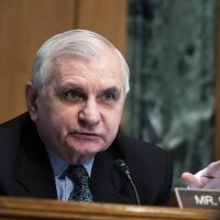 WASHINGTON, DC - MARCH 03: Sen. Jack Reed (D-RI) questions U.S. Federal Reserve Chair Jerome Powell as he testifies at a Senate Banking, Housing, and Urban Affairs Committee hearing on the Fed's Semiannual Monetary Policy Report to the Congress, on Capitol Hill on March 3, 2022 in Washington, DC. (Photo by Tom Williams-Pool/Getty Images) WASHINGTON, DC - MARCH 03: Sen. Jack Reed (D-RI) questions U.S. Federal Reserve Chair Jerome Powell as he testifies at a Senate Banking, Housing, and Urban Affairs Committee hearing on the Fed's Semiannual Monetary Policy Report to the Congress, on Capitol Hill on March 3, 2022 in Washington, DC. (Photo by Tom Williams-Pool/Getty Images)