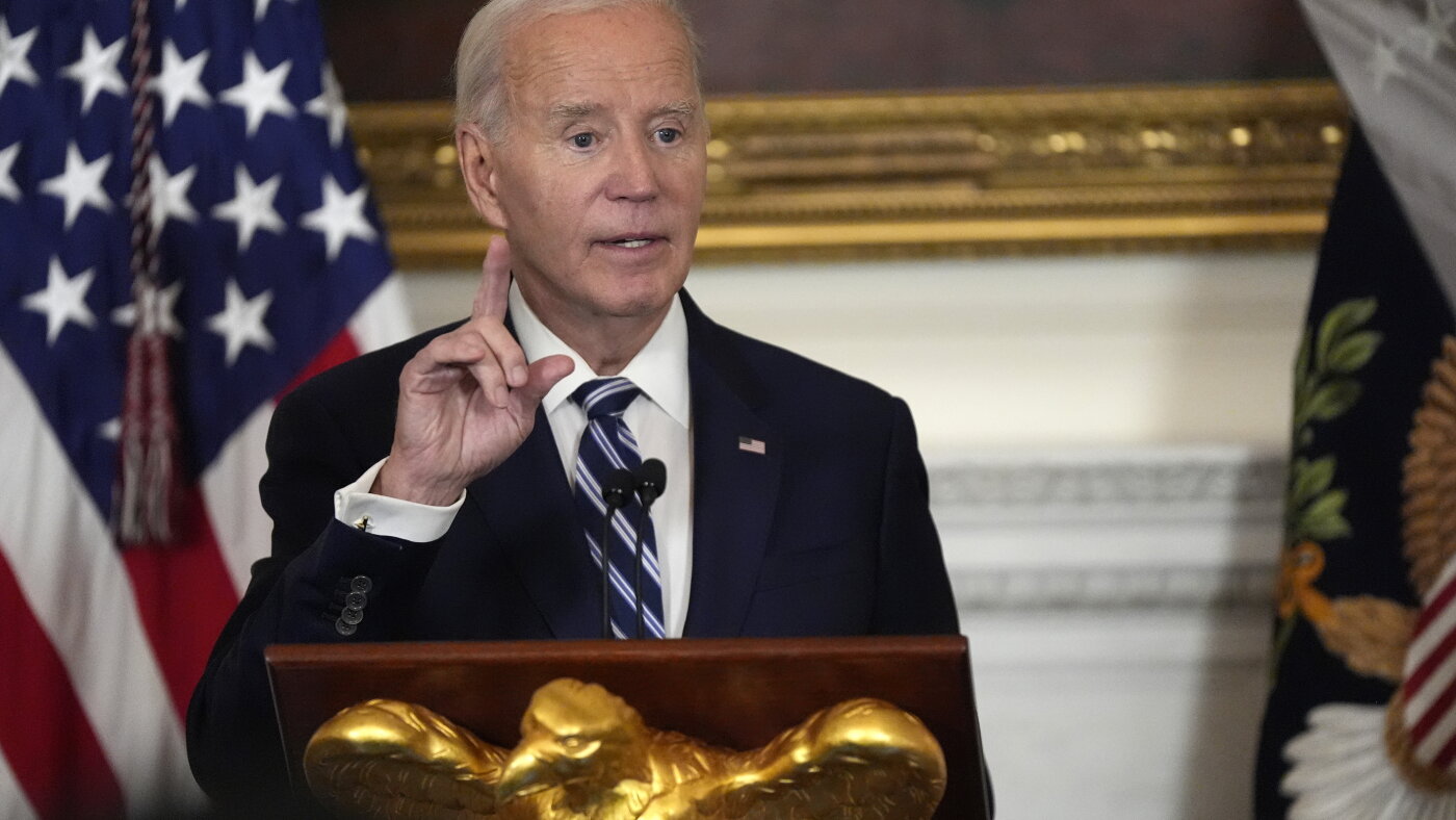 Biden bans new offshore oil and gas drilling in most federal waters : NPR