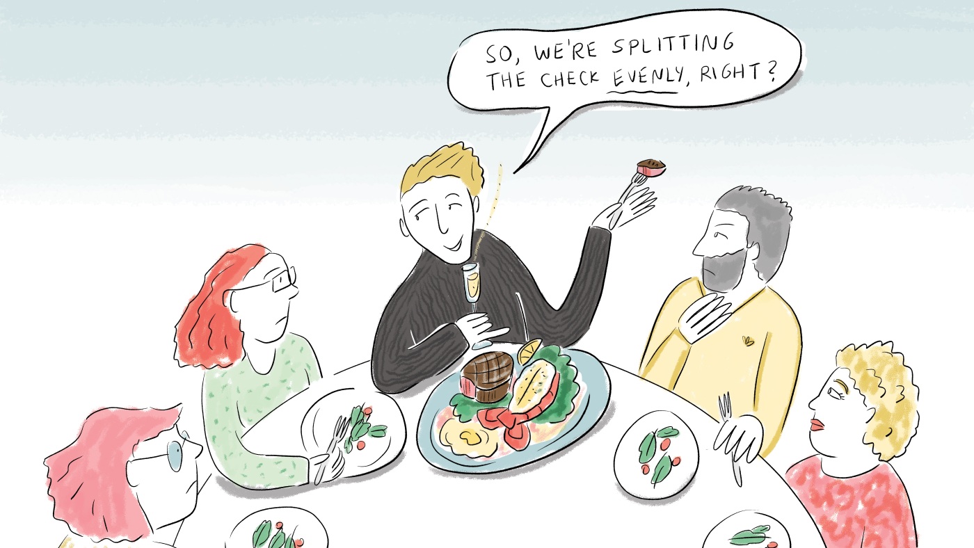 Dining out with a big group? Learn the social etiquette of splitting the check