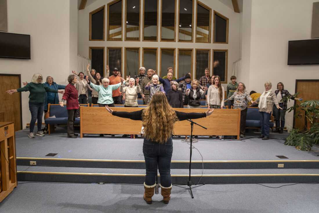 The North Fork Community Choir has been prepping for upcoming holiday performances.