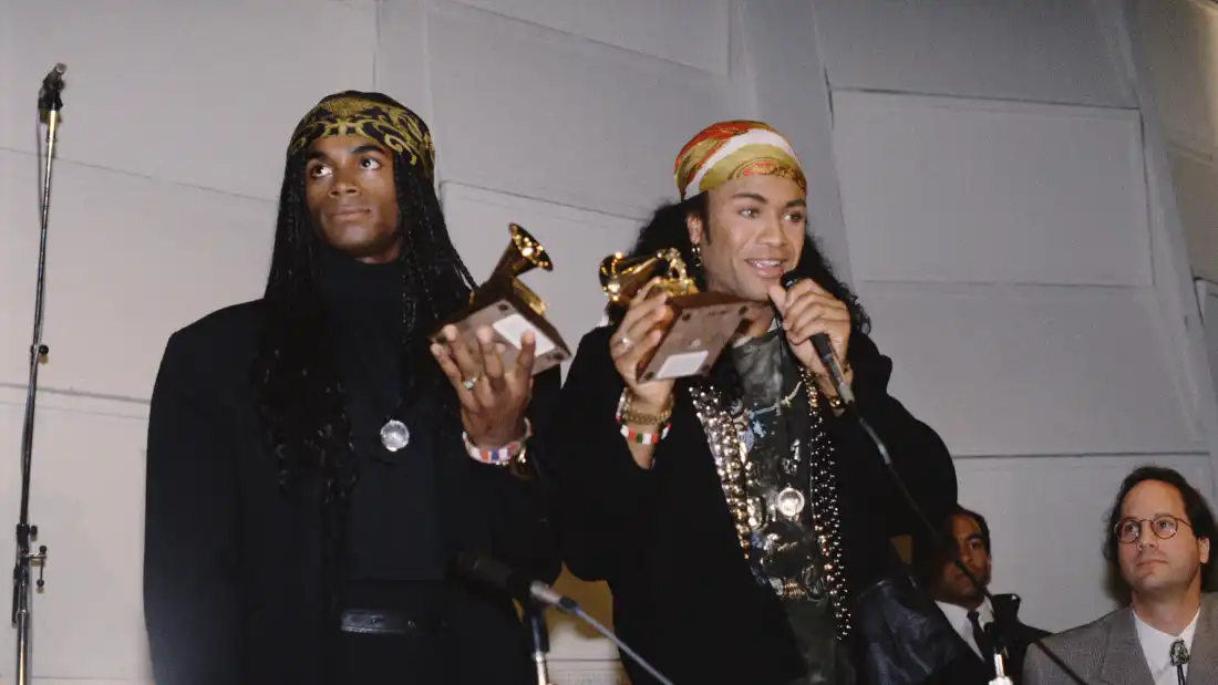 In 1990, German pop duo Milli Vanilli returned their Grammy award for best new artist after the two confessed to lip-synching their songs.