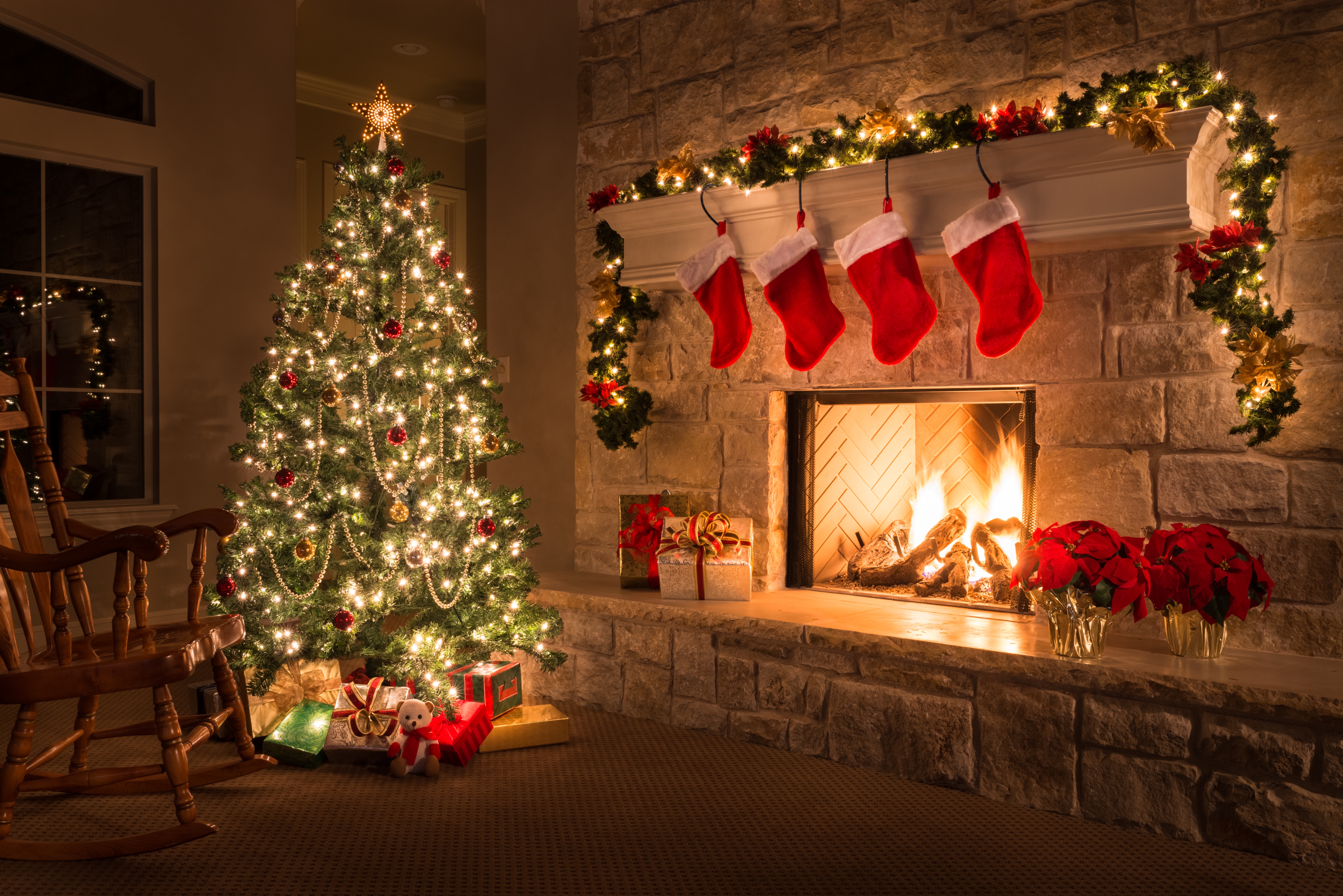 Many Americans keep their holidays decorations up into the new year.