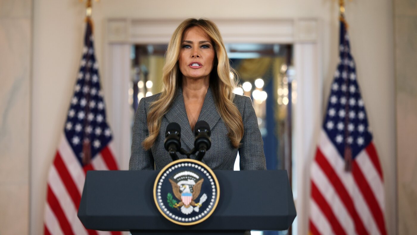 Epstein survivors touch upon Melania Trump assertion : NPR Epstein survivors touch upon Melania Trump assertion : NPR