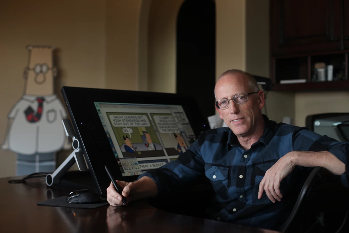 Cartoonist Scott Adams, pictured in 2014, said Monday he metastatic prostate cancer and does not expect to survive the summer.
