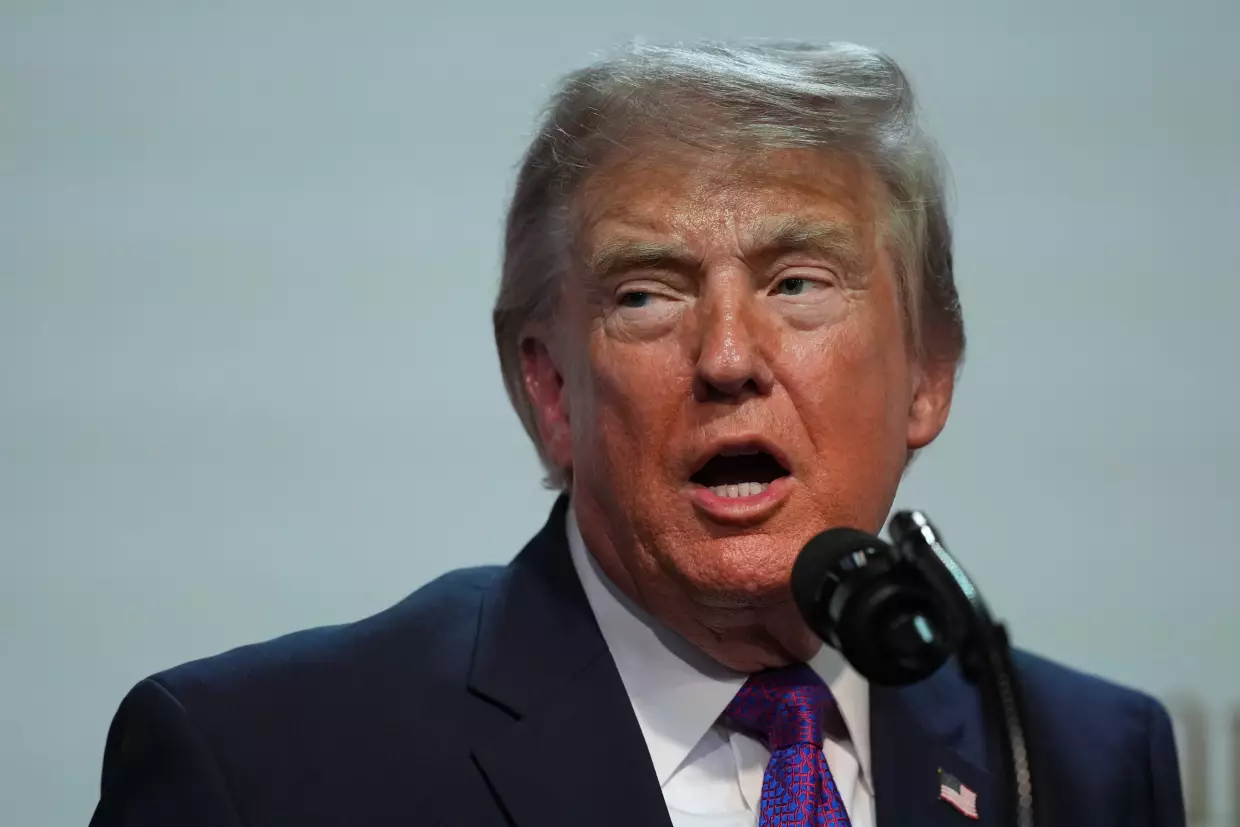President Trump speaks about prescription drug prices in the South Court Auditorium in the Eisenhower Executive Office Building on the White House campus on Monday in Washington.