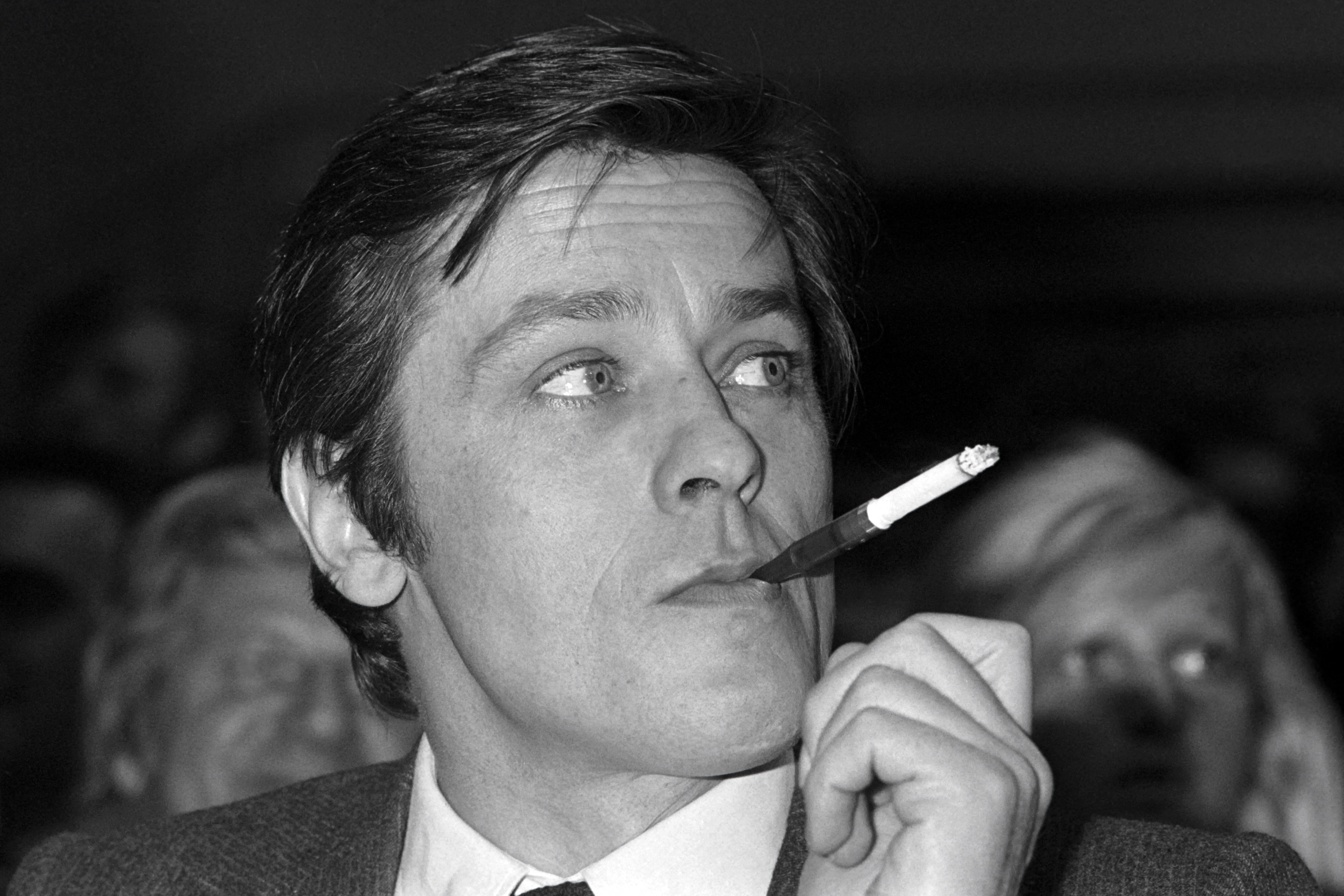French actor Alain Delon in 1976.