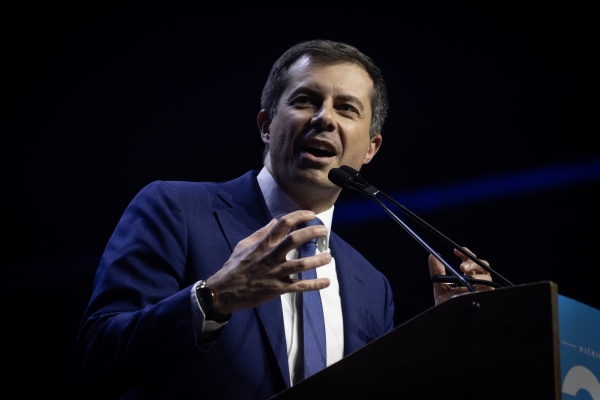 Young men swung for Trump in 2024. Democrats are working on a plan to win them back 5 Pete Buttigieg speaks at an election night watch party hosted by Democratic senate candidate, Rep. Elissa Slotkin, at the MotorCity Casino on Nov. 5, 2024, in Detroit. "We have to be encountering people who don’t think like us and who don’t view the world the way we do,” Buttigieg said on a recent taping of Andrew Schulz’s Flagrant podcast.