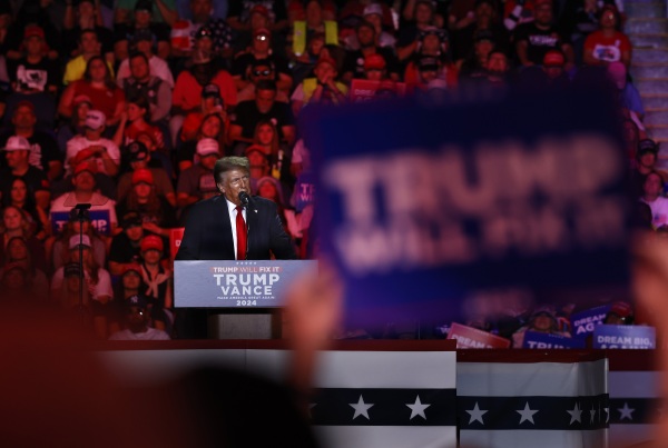 It was all about North Carolina on the campaign trail with Trump and Harris Saturday