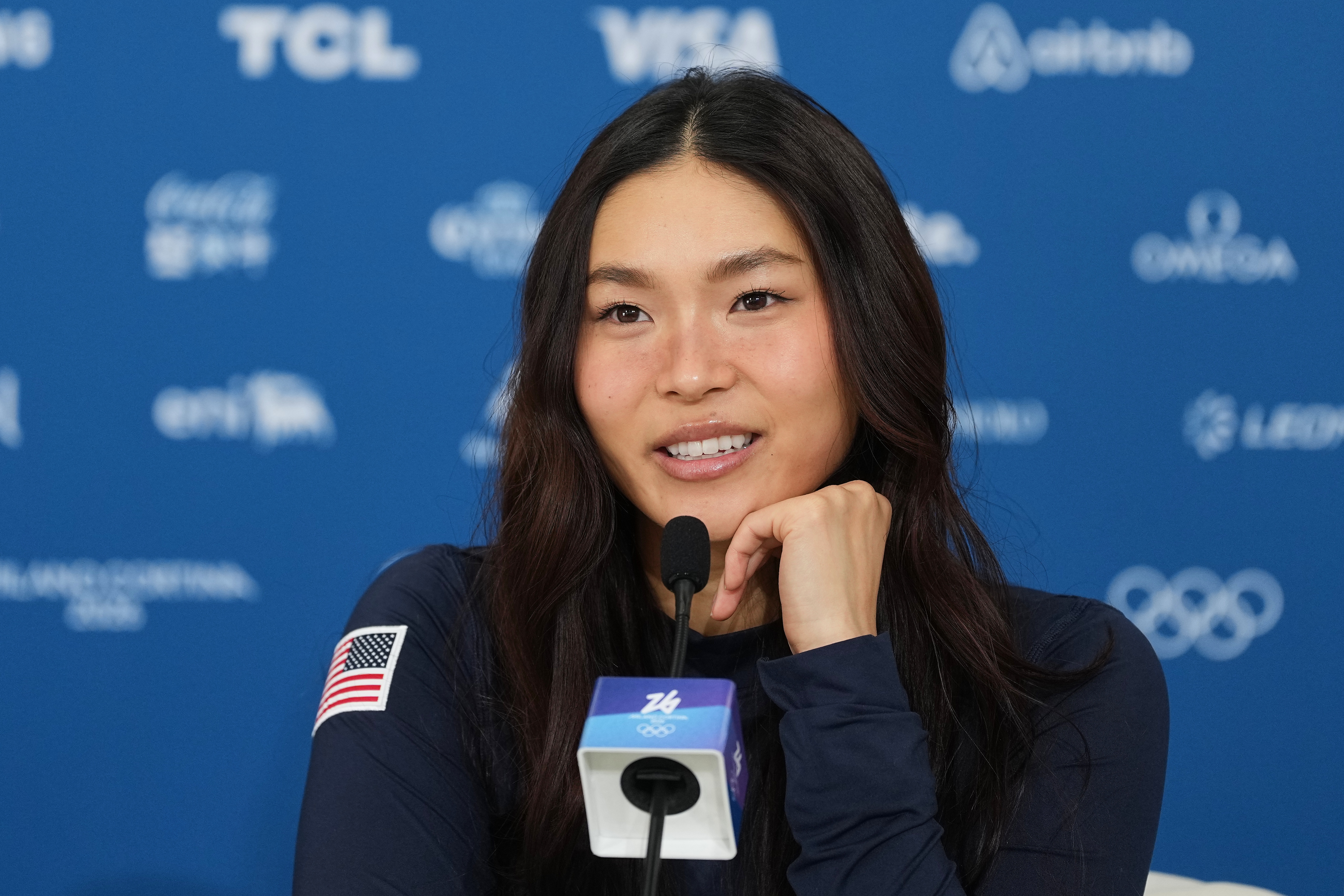 Snowboarder Chloe Kim is chasing an Olympic gold three-peat with a torn labrum