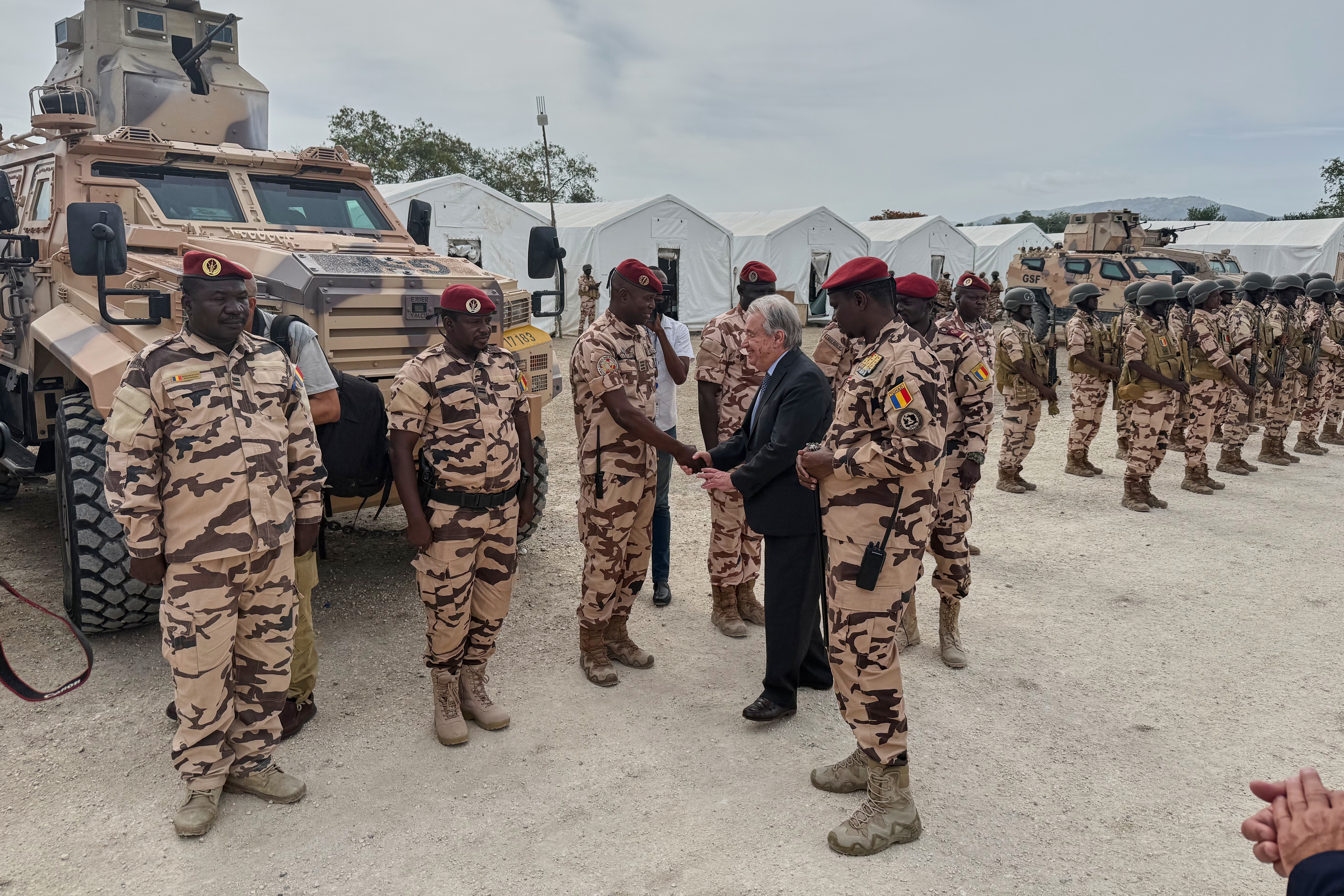 UN chief visits Haiti, where a new 'gang-suppression force' will be deployed