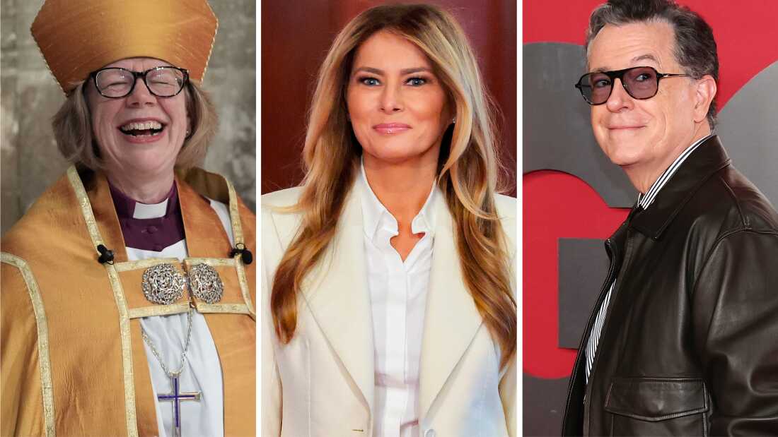 the archbishop of Canterbury, the first lady, Stephen Colbert.