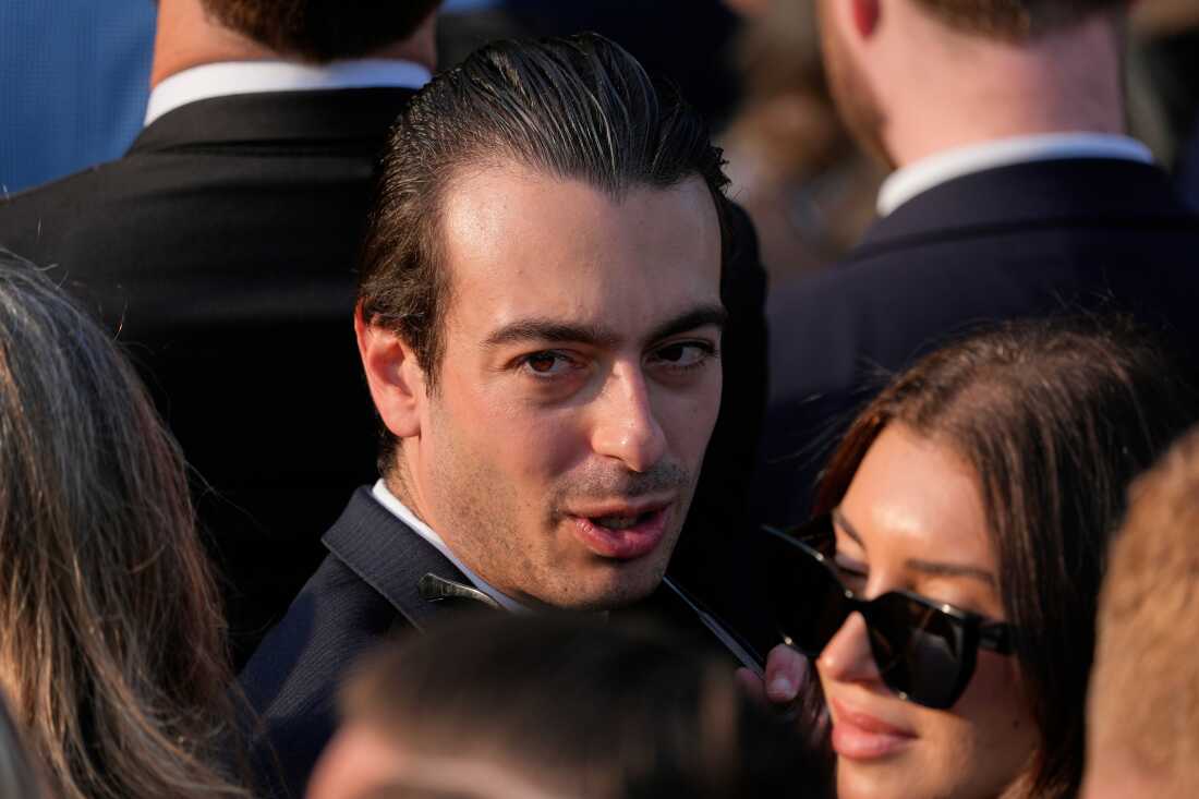 Paul Ingrassia arrives before Trump speaks during a summer soiree on the South Lawn of the White House, June 4, 2025, in Washington.