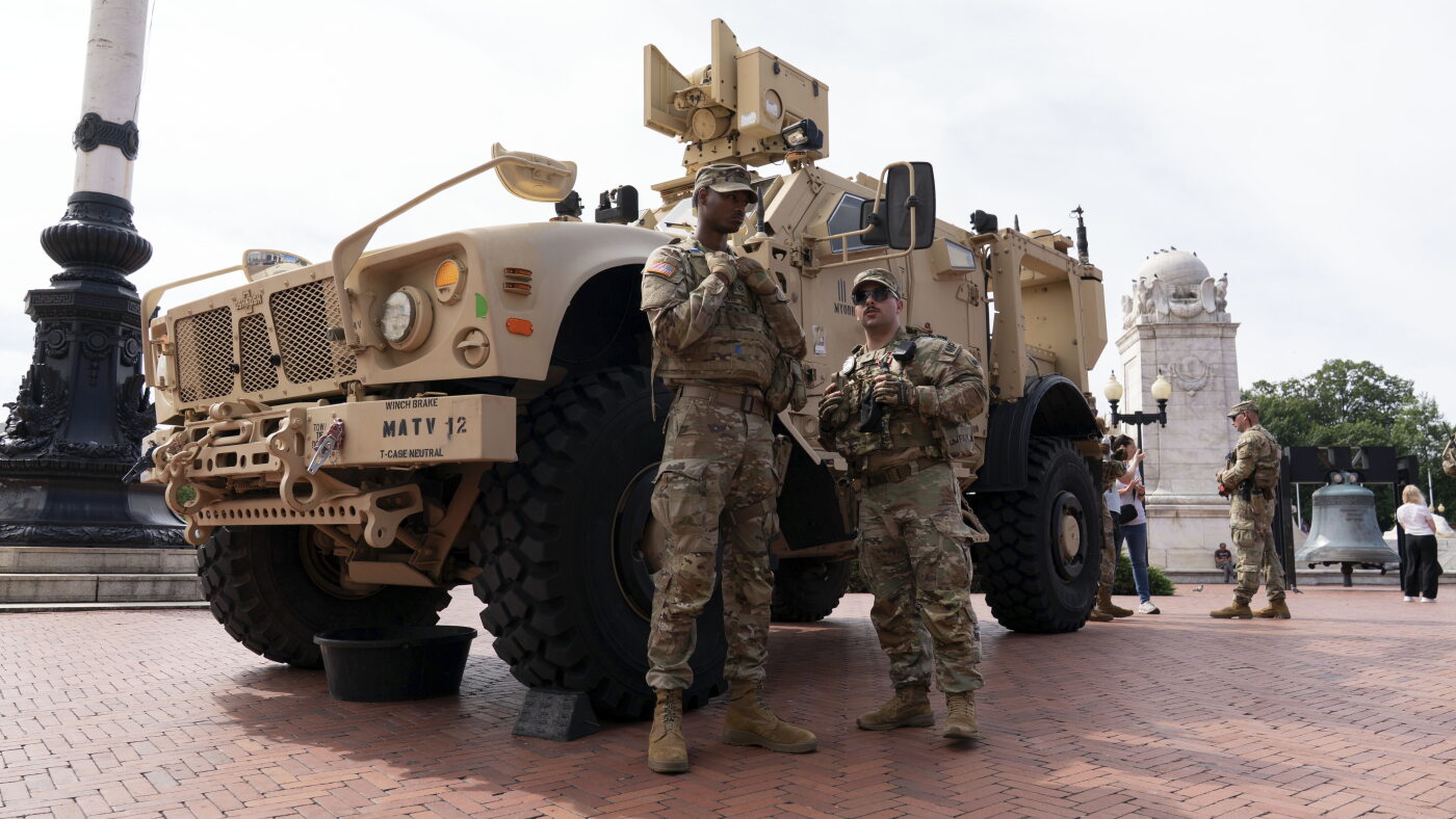 How Trump could deploy National Guard to states that haven't asked : NPR