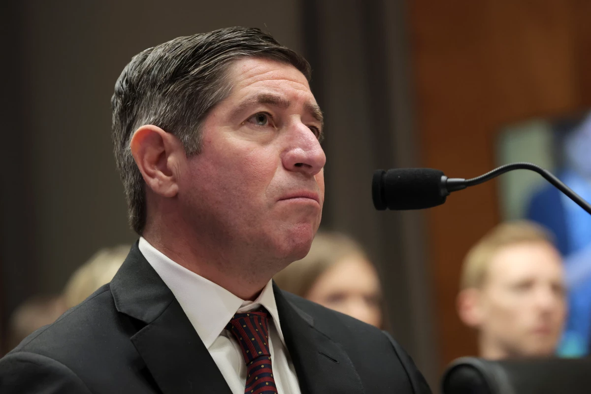 Scott Kupor, President Trump's then-nominee for director of the Office of Personnel Management, speaks during a hearing with the Senate Committee on Homeland Security and Governmental Affairs on Capitol Hill on April 3. Kupor was sworn in as the director in July.