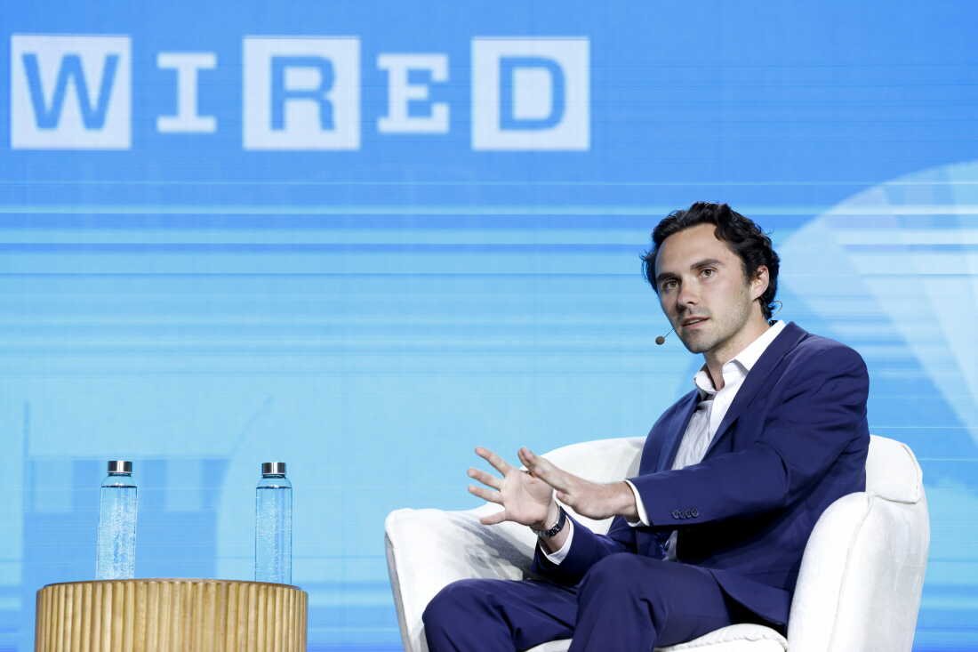 David Hogg speaks onstage during "Reimagining Democracy" at WIRED's The Big Interview 2025 at The Midway SF on December 04, 2025 in San Francisco, California.