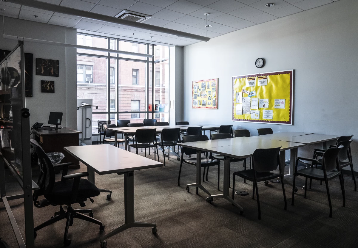Offices and classrooms are part of the Central Union Mission headquarters.