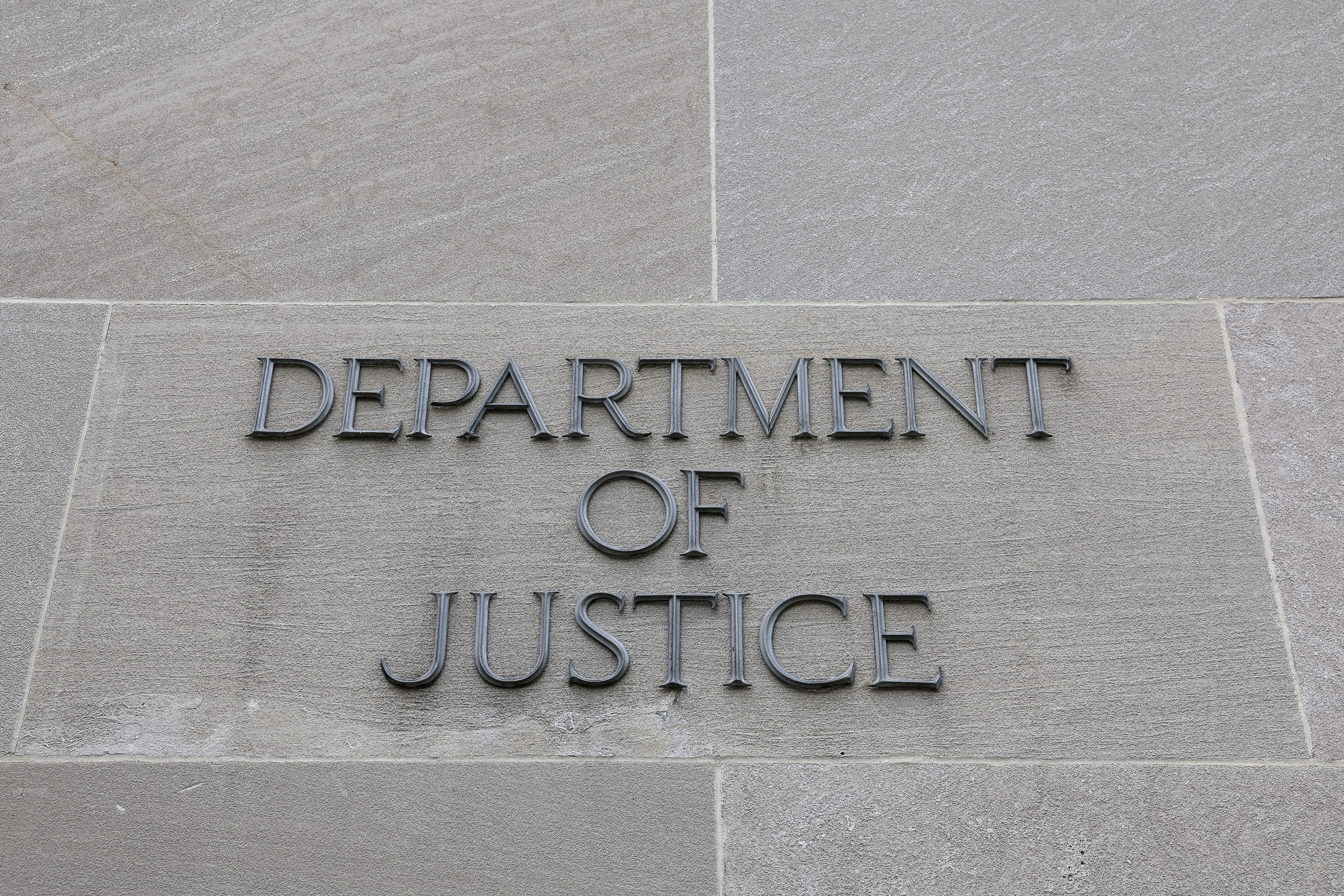 The U.S. Department of Justice is seen on June 20, 2023 in Washington, D.C. At least 12 prosecutors who worked with the special counsel Jack Smith to investigate President Trump have been fired from the department.