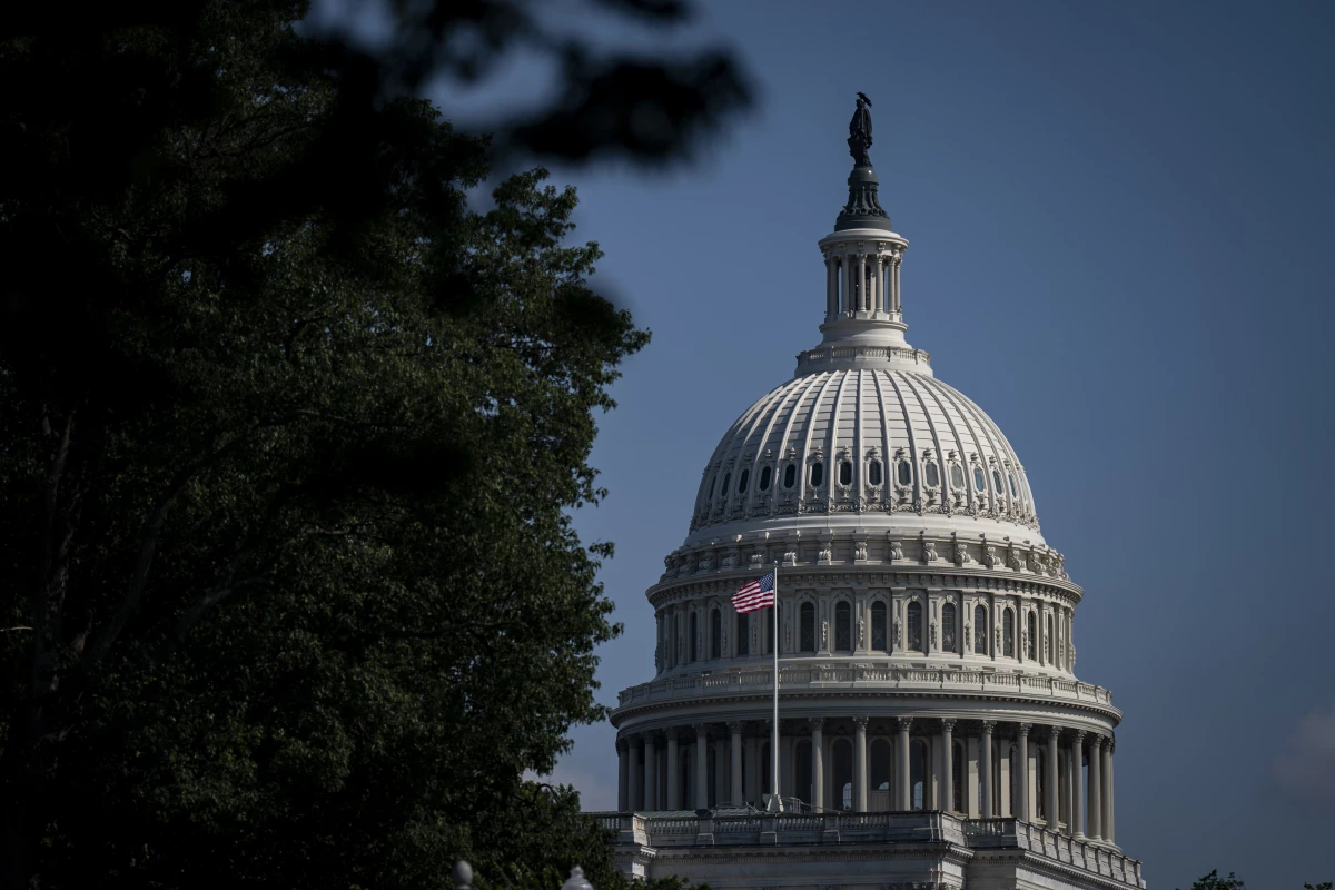 The U.S. Capitol on June 28. Republicans in Congress have been racing to pass President Trump's signature domestic policy bill and have it to his desk by July 4.