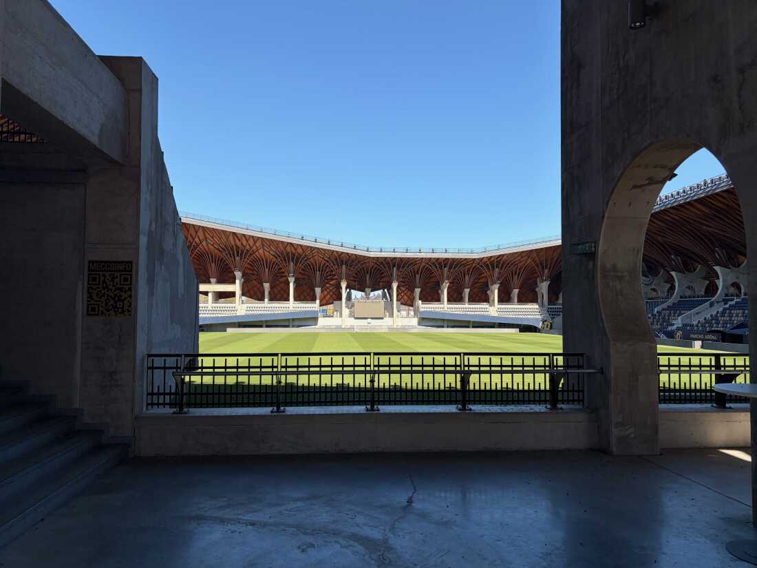 Pancho Arena, soccer stadium in Felcsút, Hungary.