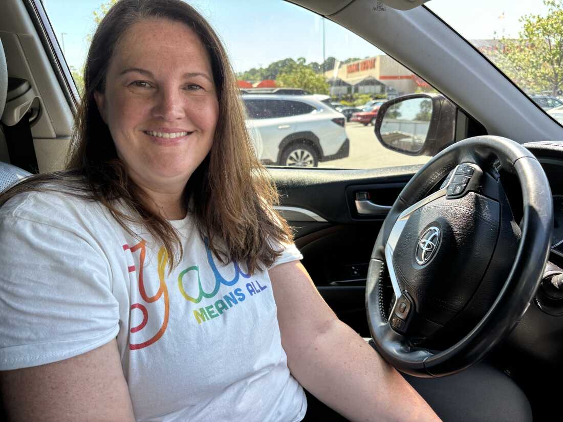 North Carolina voter Ina Schuner printed out Project 2025 and put it in a massive three-ring binder so she could study it.