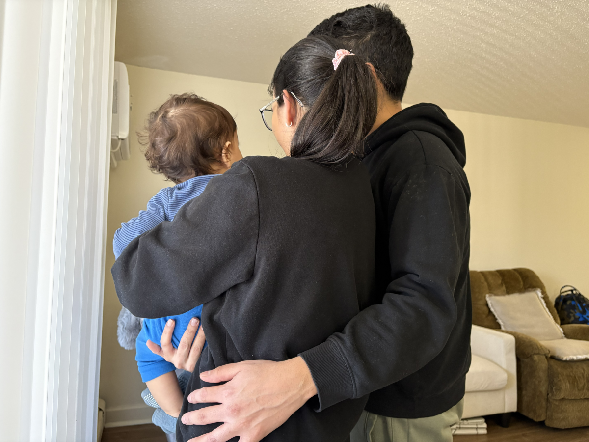 For over a month, a couple and their 1-year-old son stayed in their apartment, watching immigration enforcement vehicles outside. 'You don't know what is most important: whether to go out for his well-being, or to go out and think that you might not come back,' the father says.