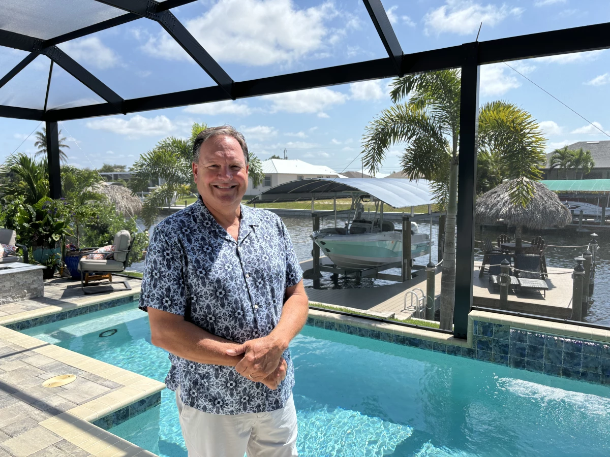 Jerry Smith moved to Cape Coral from New Jersey because, 'it was my vision of what I wanted the Florida lifestyle to be like.”