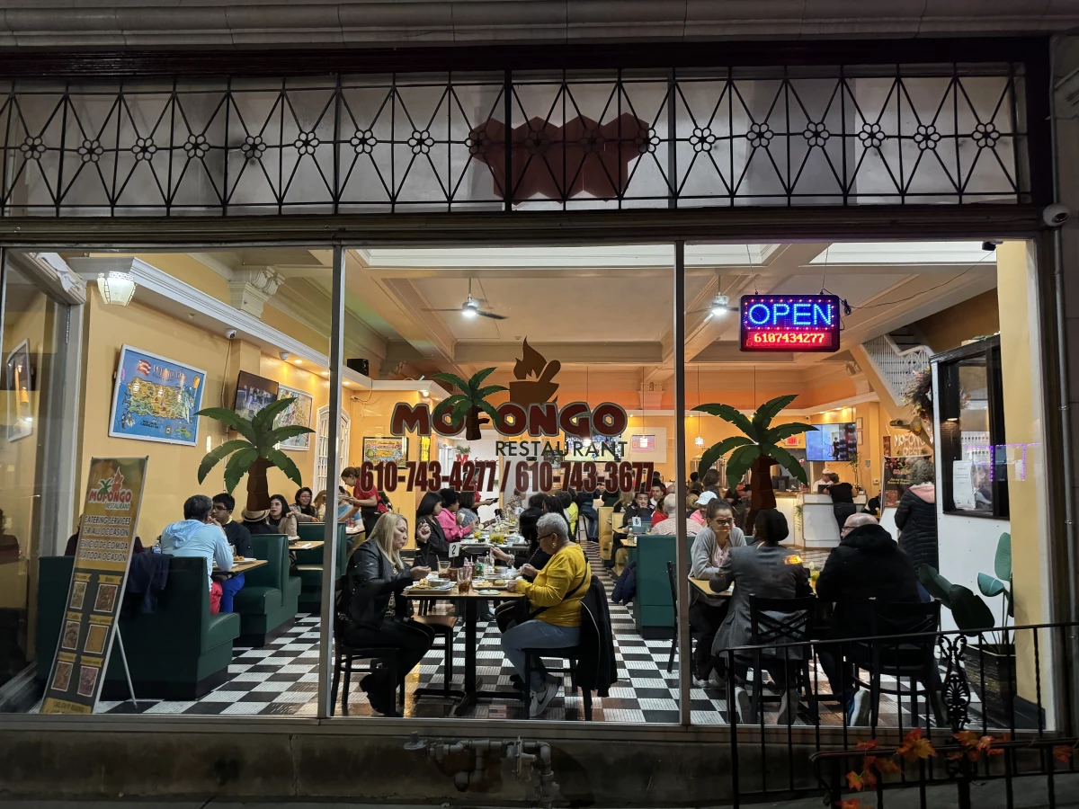 El Mofongo Restaurant in Reading, Pa. — a popular restaurant for Puerto Rican and Dominican residents in the city — on Nov. 2, 2024.