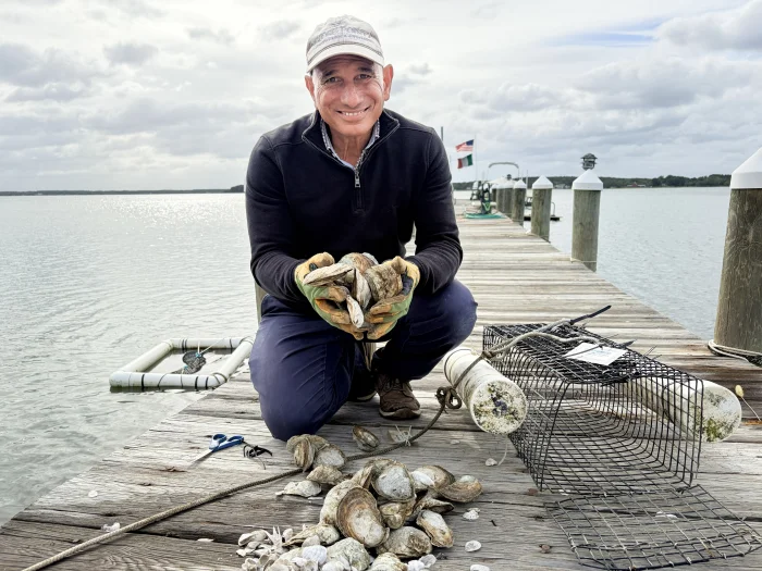 John Consoli marvels at oysters. "I think I