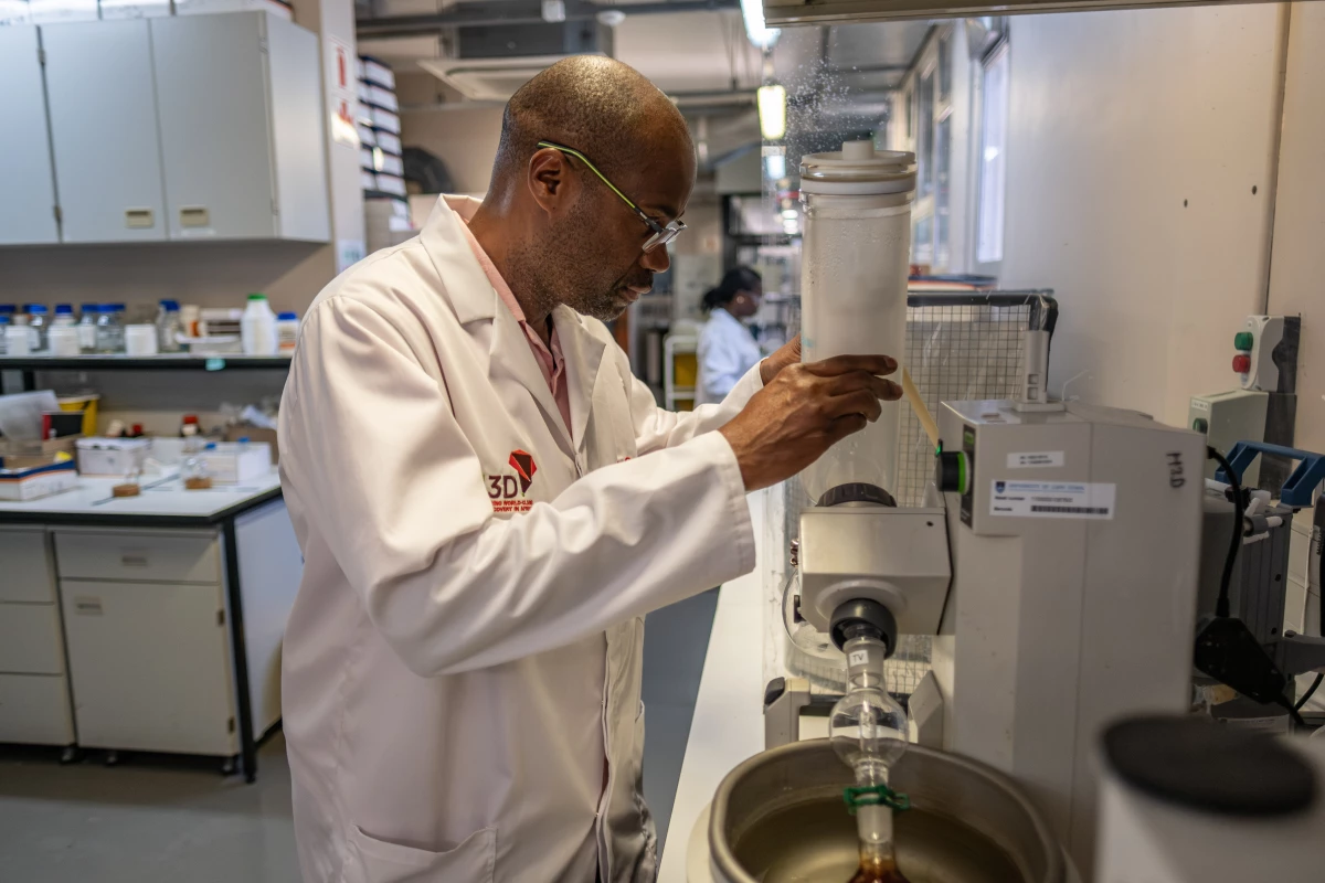 Kelly Chibale founded the Holistic Drug Discovery and Development Centre at the University of Cape Town in South Africa, a facility with everything needed to discover drugs for some of humanity's most intractable ailments.