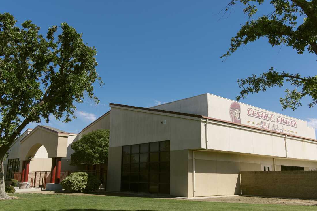 Cesar E. Chavez High School in Delano, Calif. After sexual abuse allegations came out against Cesar Chavez, local students organized a petition to change the name of the school.