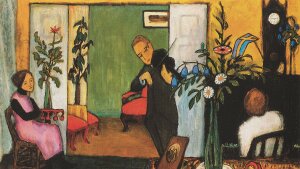 The missing 1916 painting, Music, by Gabriele&nbsp;M&uuml;nter.