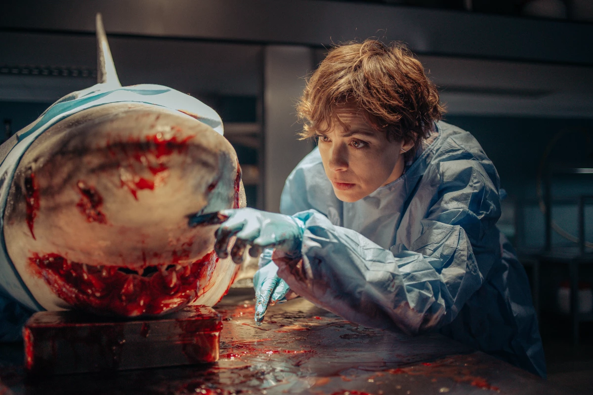 Bérénice Bejo stars as Sophia, a shark scientist.
