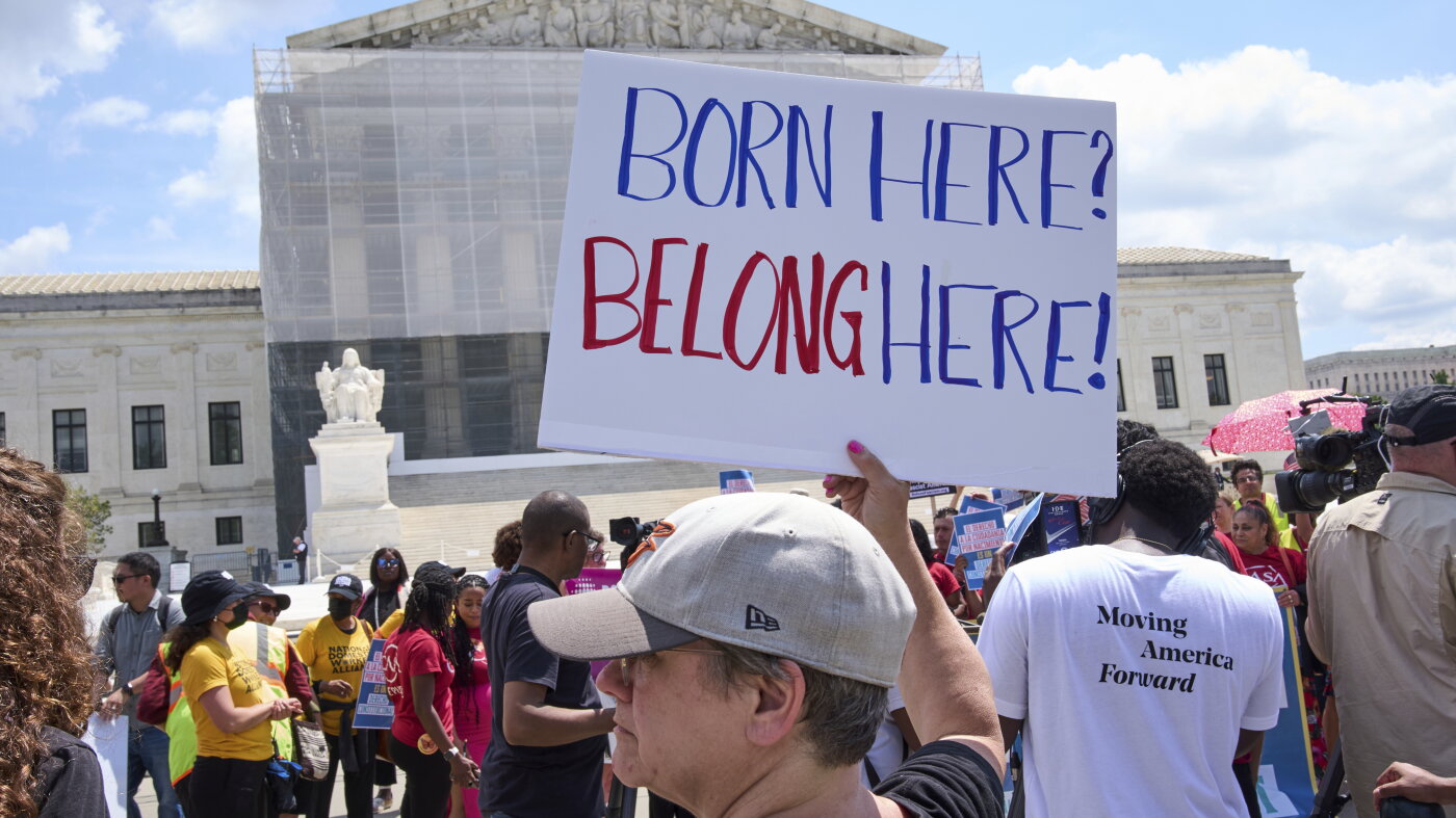 Supreme Court to hear birthright citizenship case : NPR