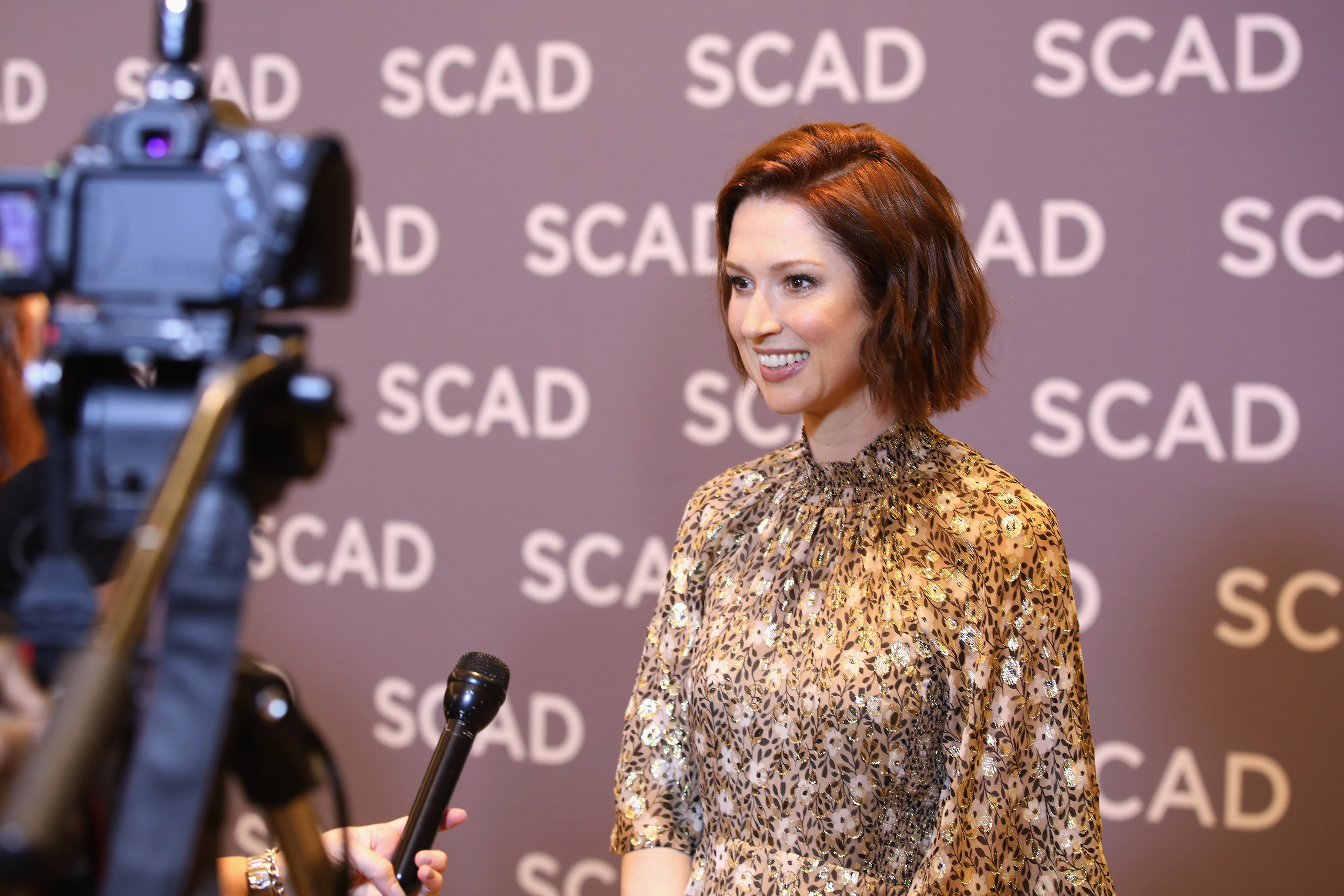 Spotlight Award honoree, Ellie Kemper attends SCAD aTVfest 2019 at SCADshow on February 7, 2019 in Atlanta, Georgia.