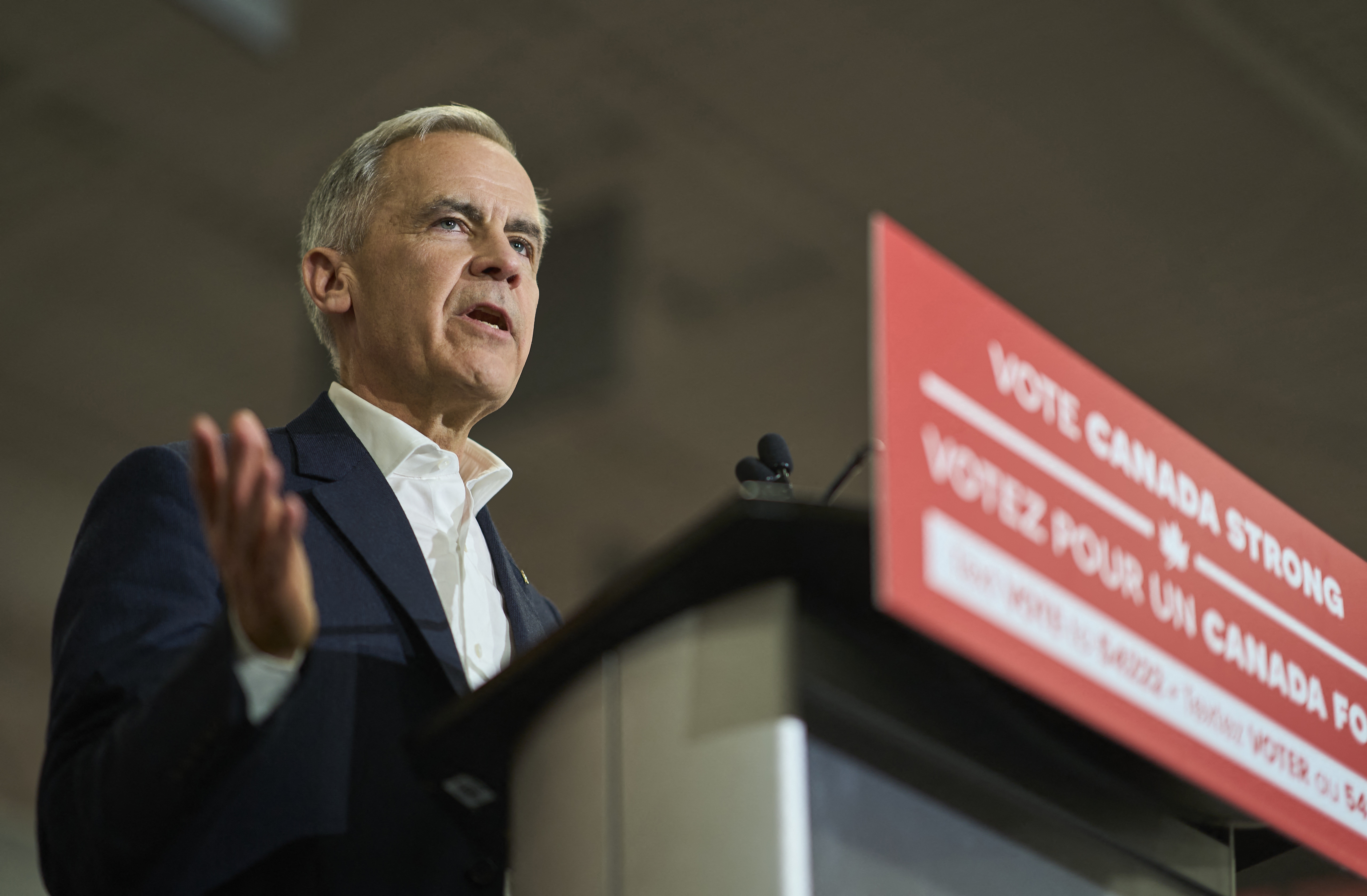 Canadian Prime Minister and Liberal leader Mark Carney.