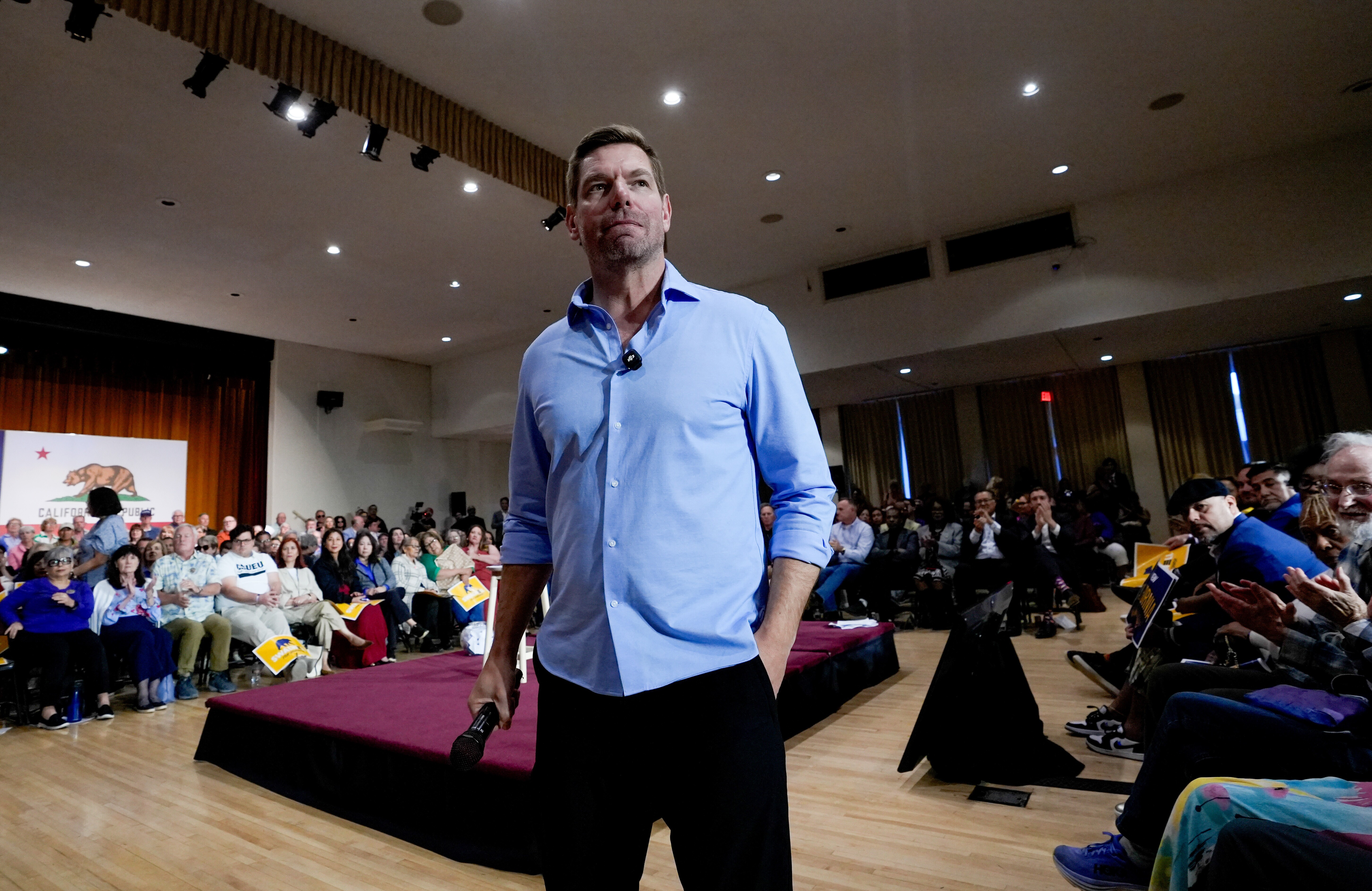 How Eric Swalwell's fall was brought on by a network of women who organized online