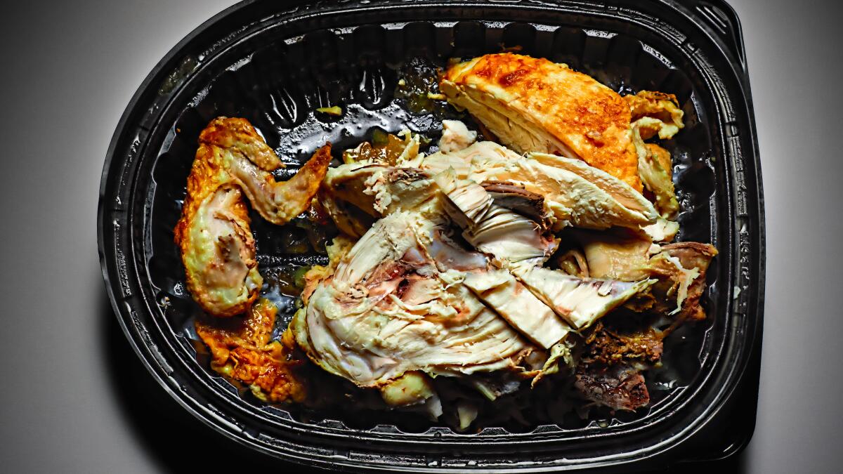 Got a fridge full of half-eaten food like this rotisserie chicken and not sure what to do with it? Chefs share creative cooking tricks and storage techniques to motivate you to use it all up.