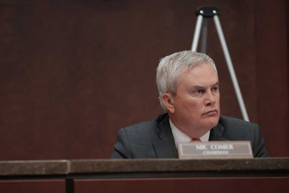 House Oversight and Accountability Committee Chairman Rep. James Comer, R-Ky., waits for the start of a hearing at the U.S. Capitol on June 12.