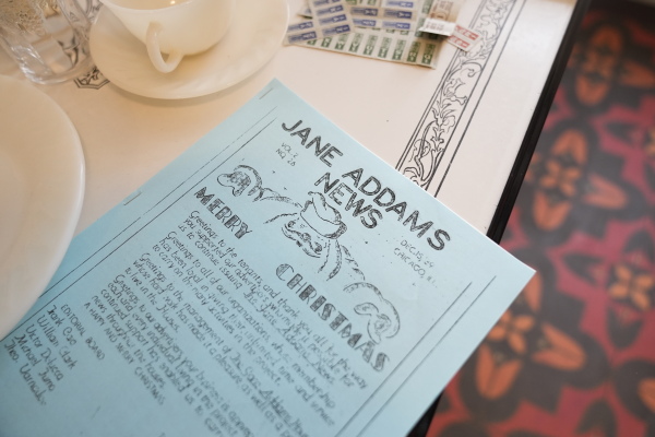 A copy of the Jane Addams News is displayed at the National Public Housing Museum, built in the last remaining building of the 1930s WPA-era Jane Addams Homes, Wednesday, March 19, 2025, in Chicago.